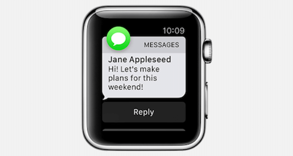 smart watch that can text